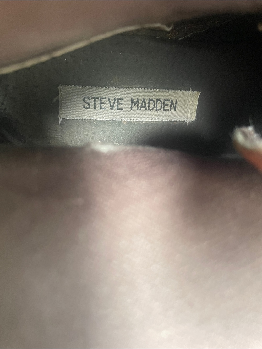Steve Madden Cognac Brown Leather Lace-Up Ankle Boots - Picture 6 of 16